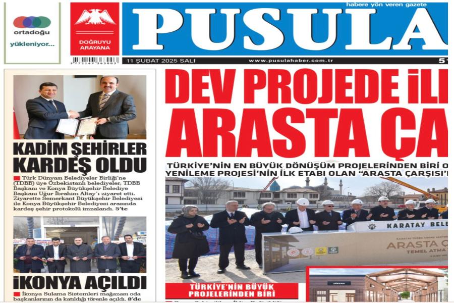 İkonya Açıldı Pusula Gazetesi