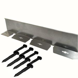 çim ayırıcı sınırlayıcı galvaniz esnek h:15 cmkalınlık:0,8 mm 24 metre 50 adet kazık